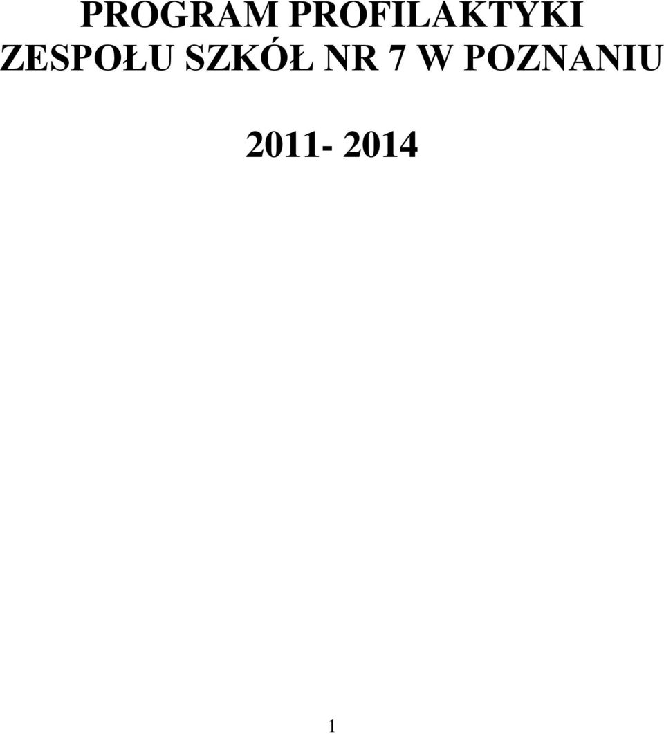 ZESPOŁU SZKÓŁ