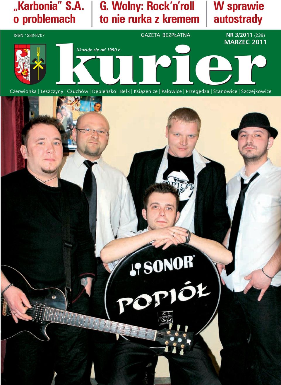 GAZETA BEZPŁATNA NR 3/2011 (239) MARZEC 2011 Ukazuje się od