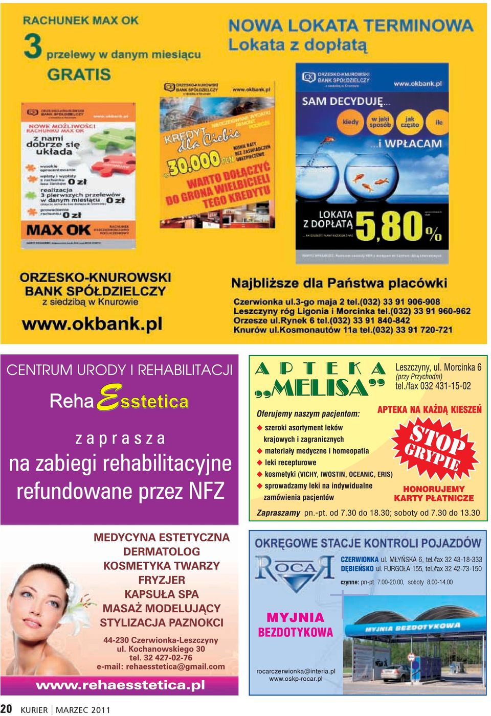 /fax 32 42-73-150 czynne: pn-pt 7.00-20.00, soboty 8.