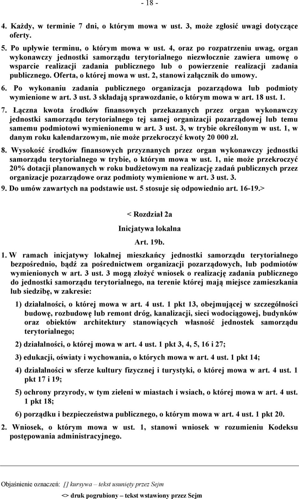 Oferta, o której mowa w ust. 2, stanowi załącznik do umowy. 6. Po wykonaniu zadania publicznego organizacja pozarządowa lub podmioty wymienione w art. 3 ust.