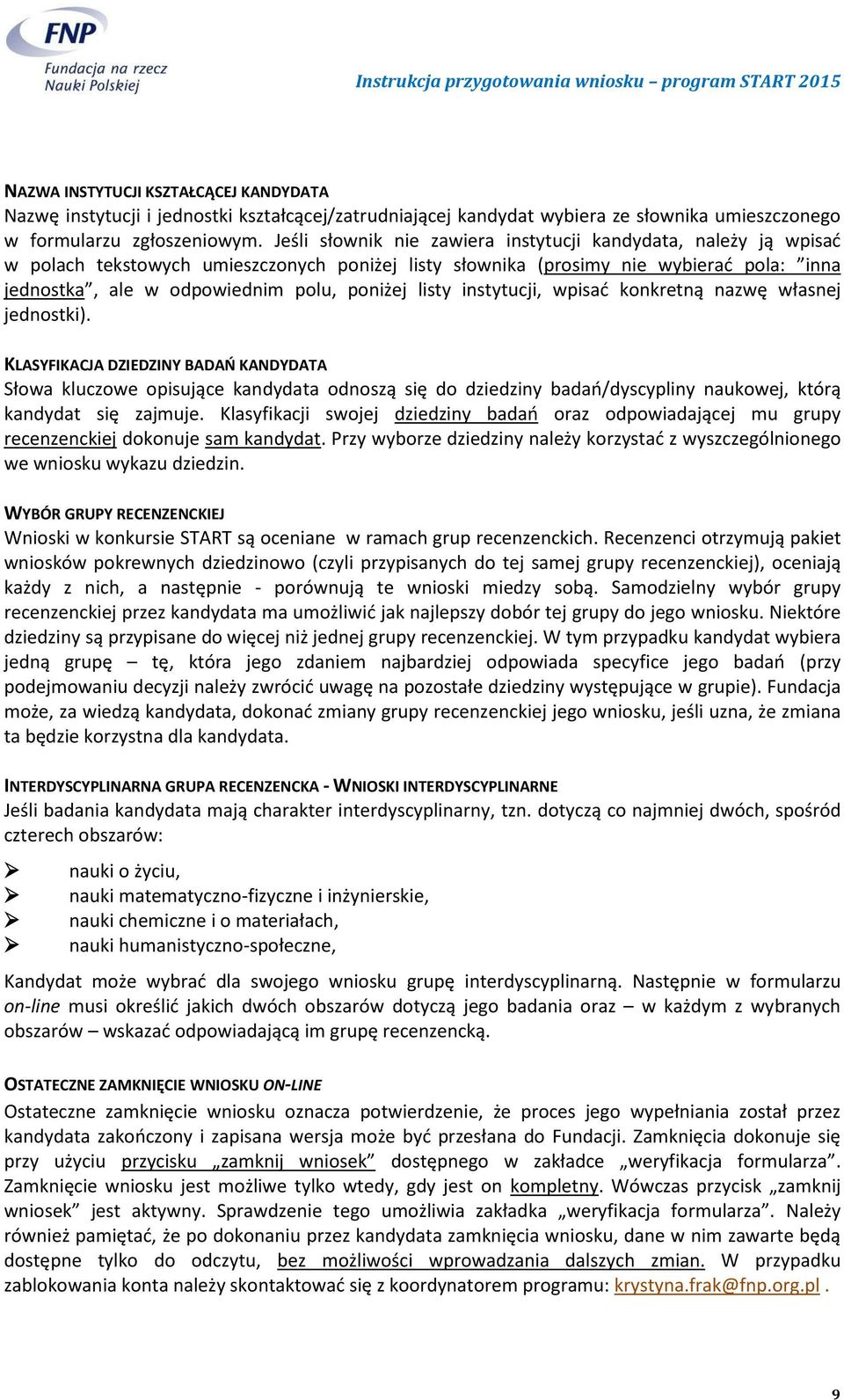 listy instytucji, wpisać konkretną nazwę własnej jednostki).
