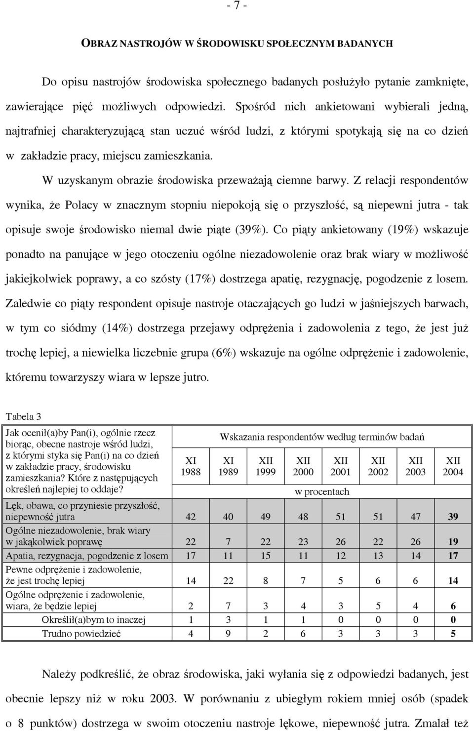 W uzyskanym obrazie środowiska przeważają ciemne barwy.