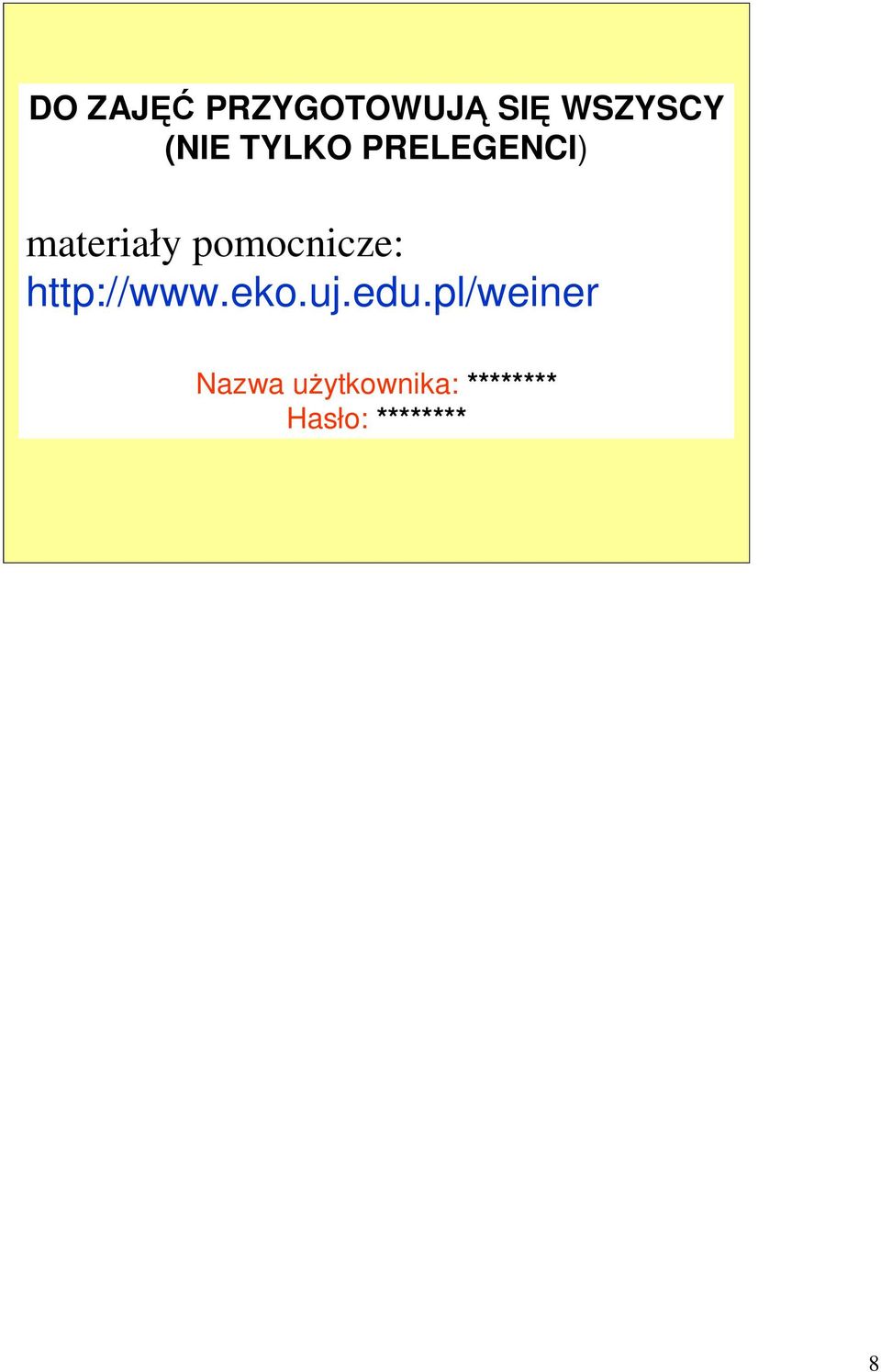 pomocnicze: http://www.eko.uj.edu.