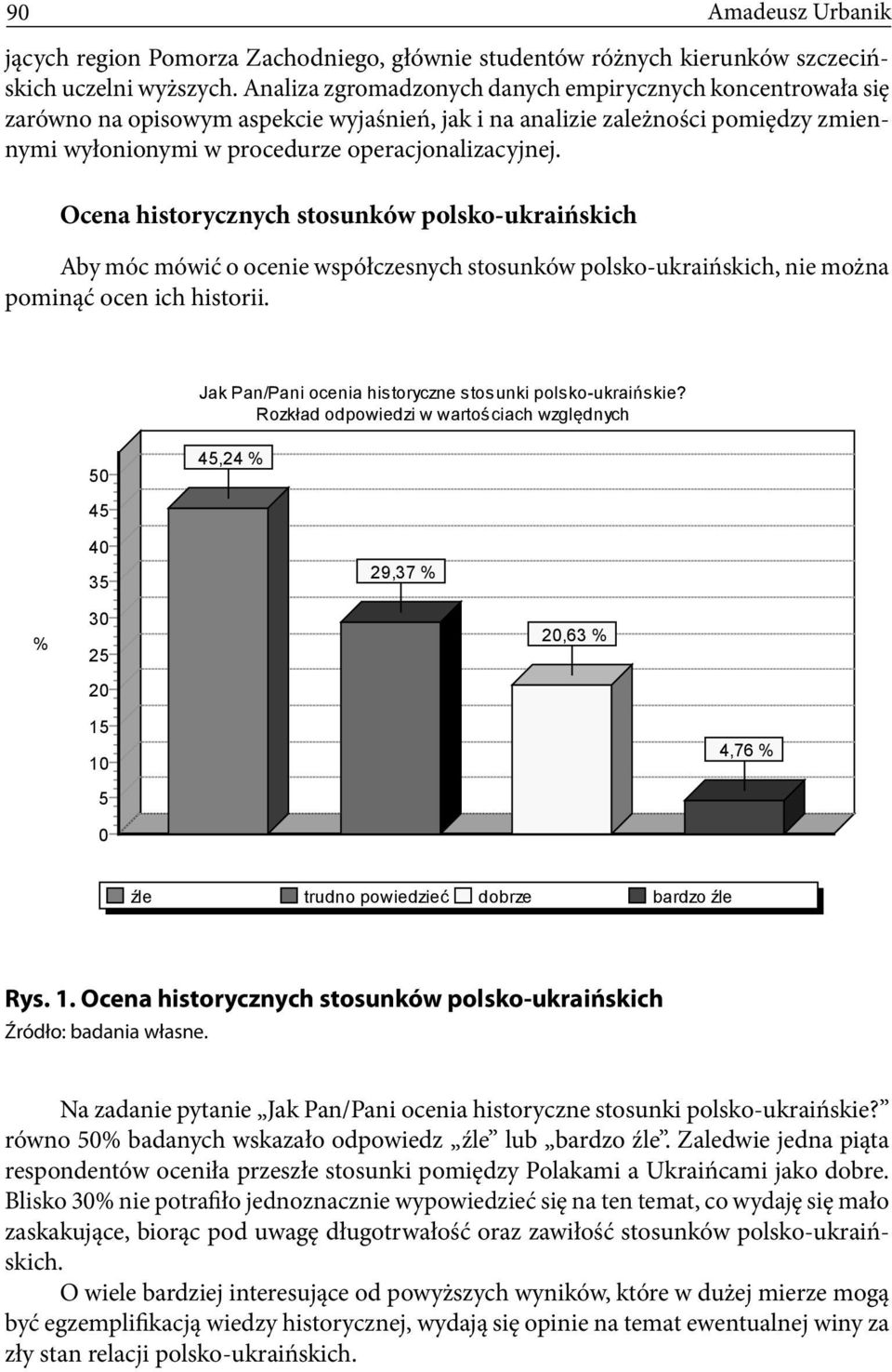 Ocena historycznych stosunków polsko-ukraińskich Aby móc mówić o ocenie współczesnych stosunków polsko-ukraińskich, nie można pominąć ocen ich historii.