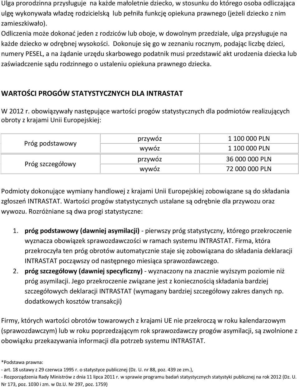 Dokonuje się go w zeznaniu rocznym, podając liczbę dzieci, numery PESEL, a na żądanie urzędu skarbowego podatnik musi przedstawić akt urodzenia dziecka lub zaświadczenie sądu rodzinnego o ustaleniu