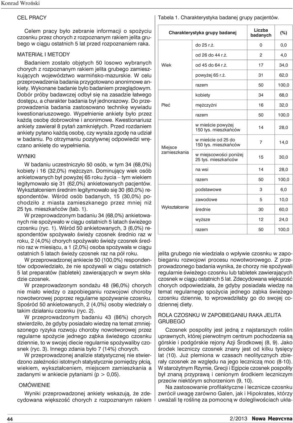 W celu przeprowadzenia badania przygotowano anonimowe ankiety. Wykonane badanie było badaniem przeglądowym.