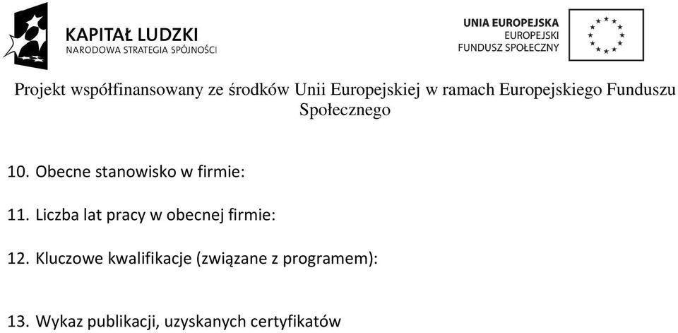 Kluczowe kwalifikacje (związane z