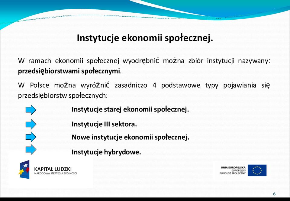 przedsiębiorstwami społecznymi.