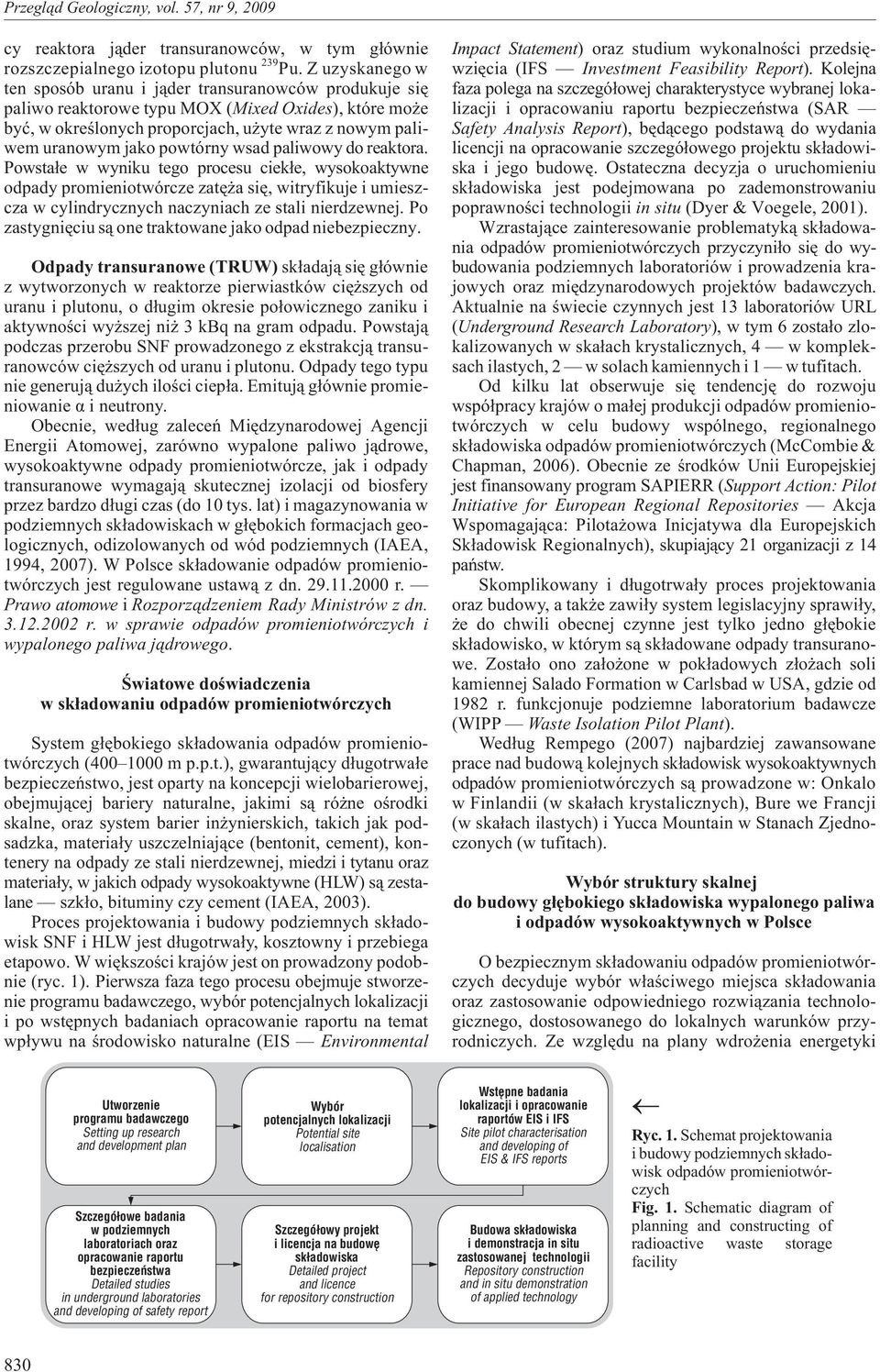 powtórny wsad paliwowy do reaktora. Powsta³e w wyniku tego procesu ciek³e, wysokoaktywne odpady promieniotwórcze zatê a siê, witryfikuje i umieszcza w cylindrycznych naczyniach ze stali nierdzewnej.