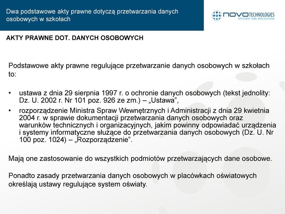 Nr 101 poz. 926 ze zm.) Ustawa, rozporządzenie Ministra Spraw Wewnętrznych i Administracji z dnia 29 kwietnia 2004 r.