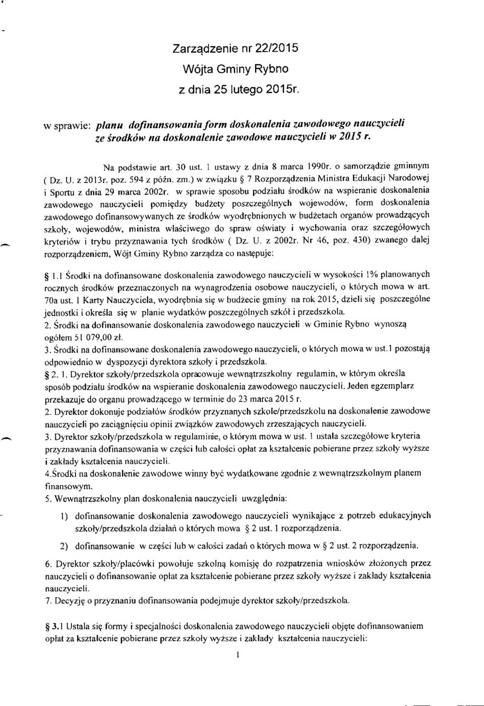 zn) \\ zwi4zku $ 7 Rozporzqdzenia Ministra Edukacj; Narodowel i Sportu z dnia 29 marca 2002r.