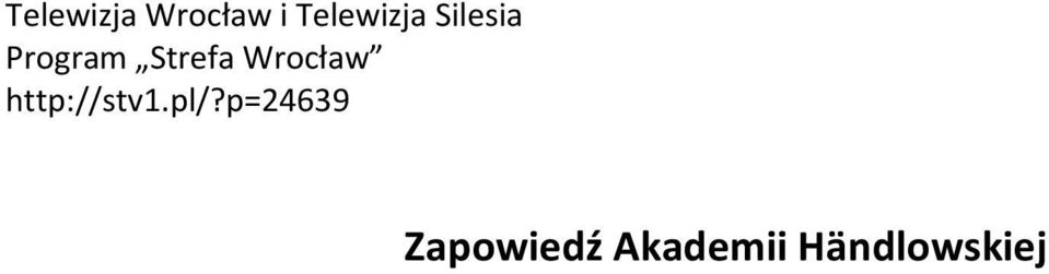Strefa Wrocław http://stv1.