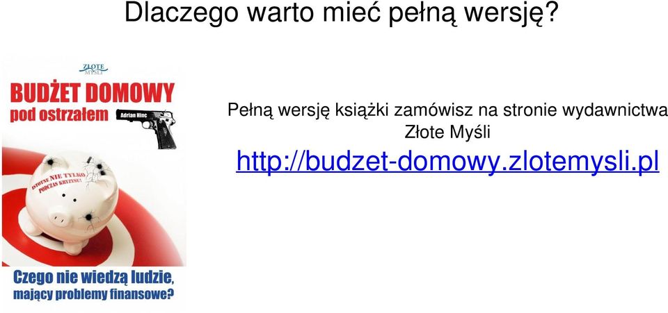 Pełną wersję książki zamówisz na stronie