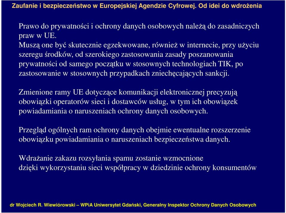 TIK, po zastosowanie w stosownych przypadkach zniechęcających sankcji.