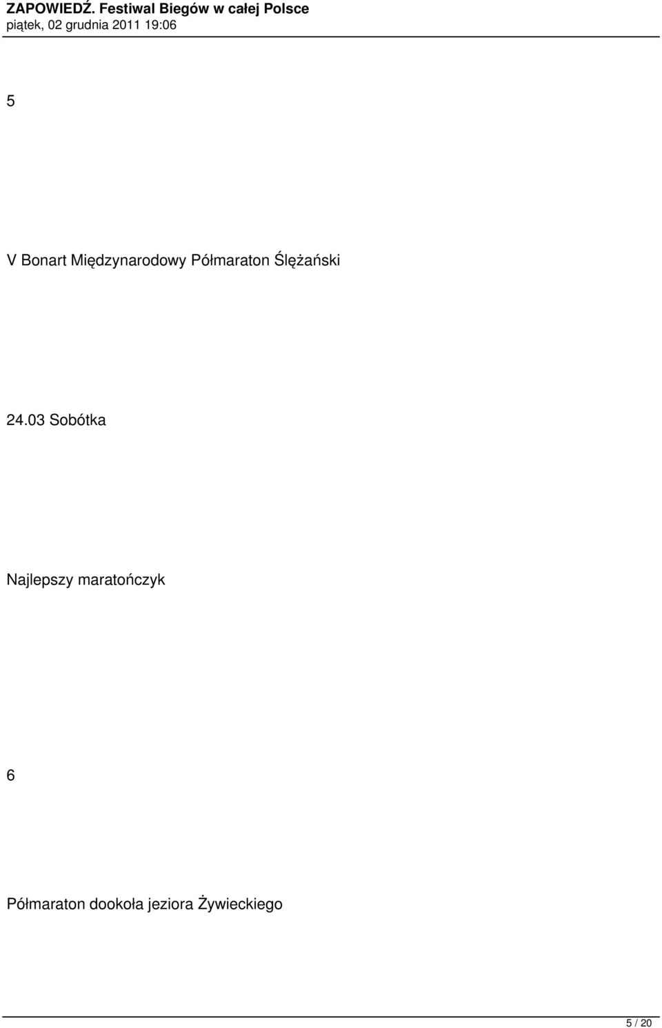 03 Sobótka Najlepszy maratończyk