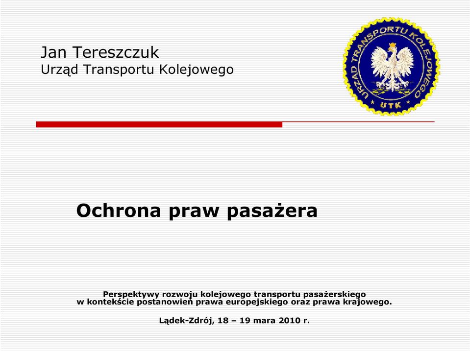 transportu pasaŝerskiego w kontekście postanowień