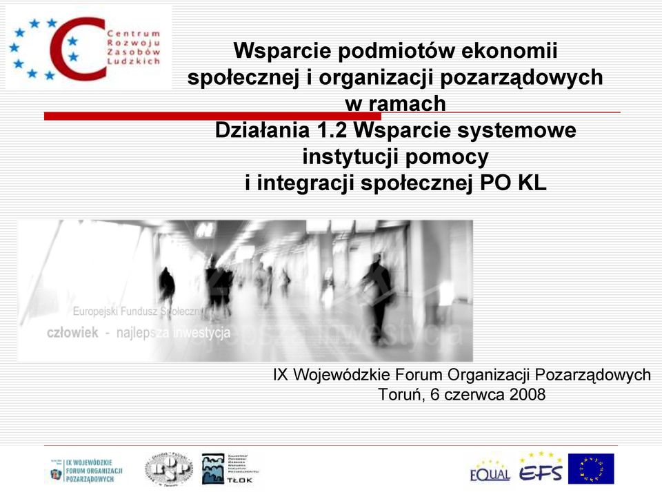 2 Wsparcie systemowe instytucji pomocy i integracji