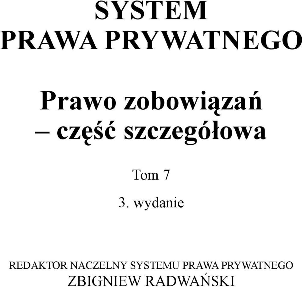 3. wydanie REDAKTOR NACZELNY