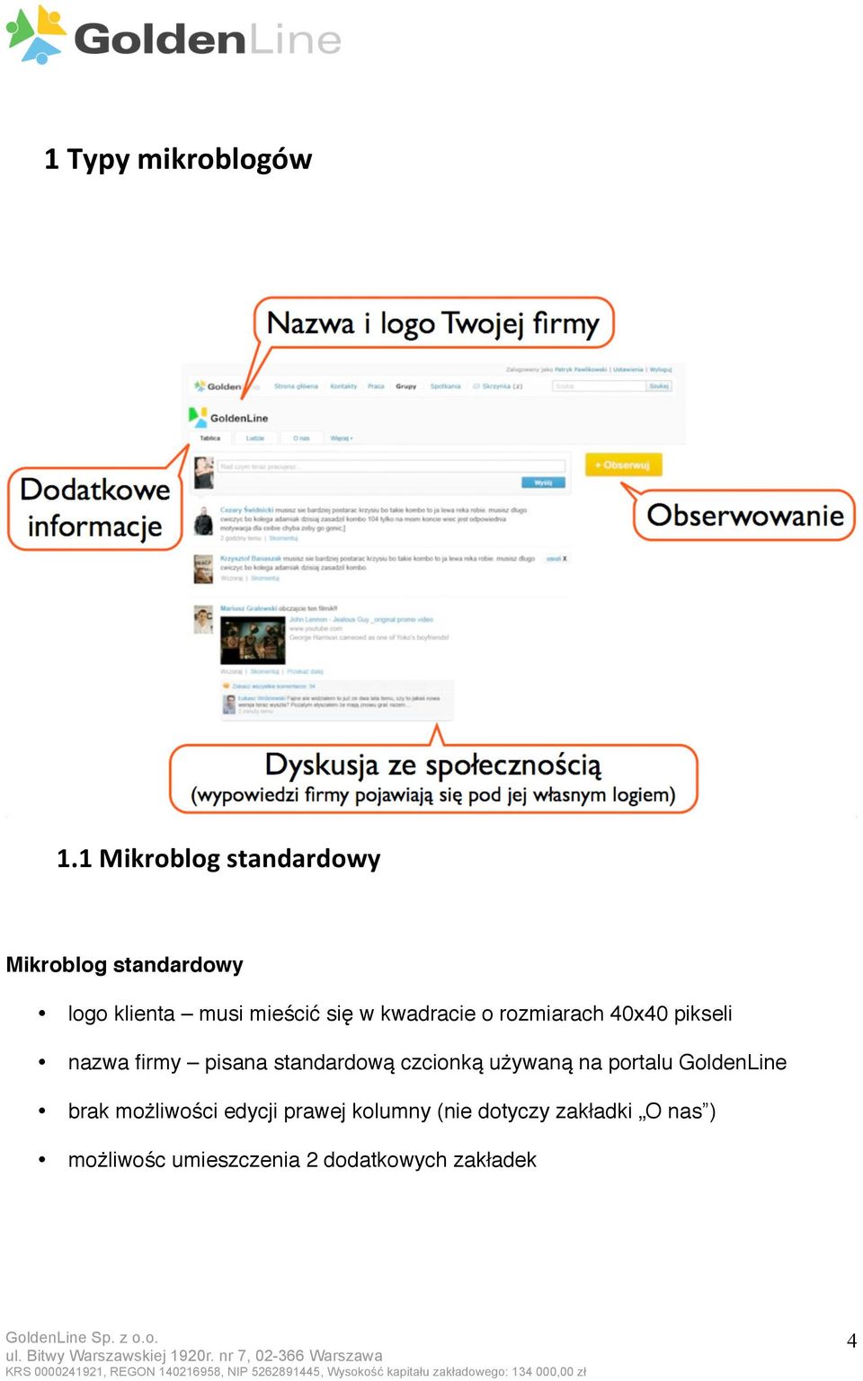 kwadracie o rozmiarach 40x40 pikseli nazwa firmy pisana standardową czcionką