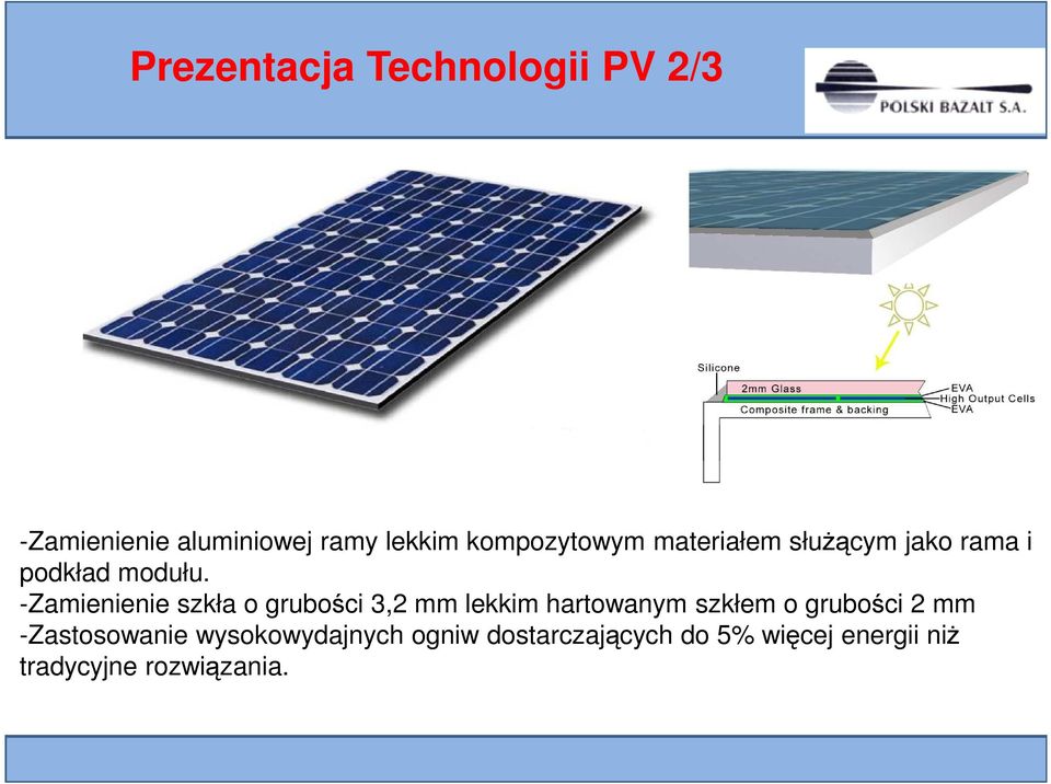 -Zamienienie szkła o grubości 3,2 mm lekkim hartowanym szkłem o grubości 2