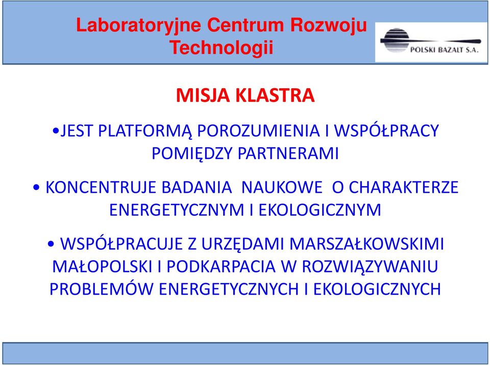 CHARAKTERZE ENERGETYCZNYM I EKOLOGICZNYM WSPÓŁPRACUJE Z URZĘDAMI