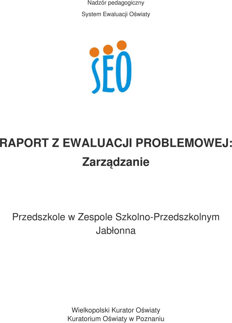 Przedszkole w Zespole Szkolno-Przedszkolnym