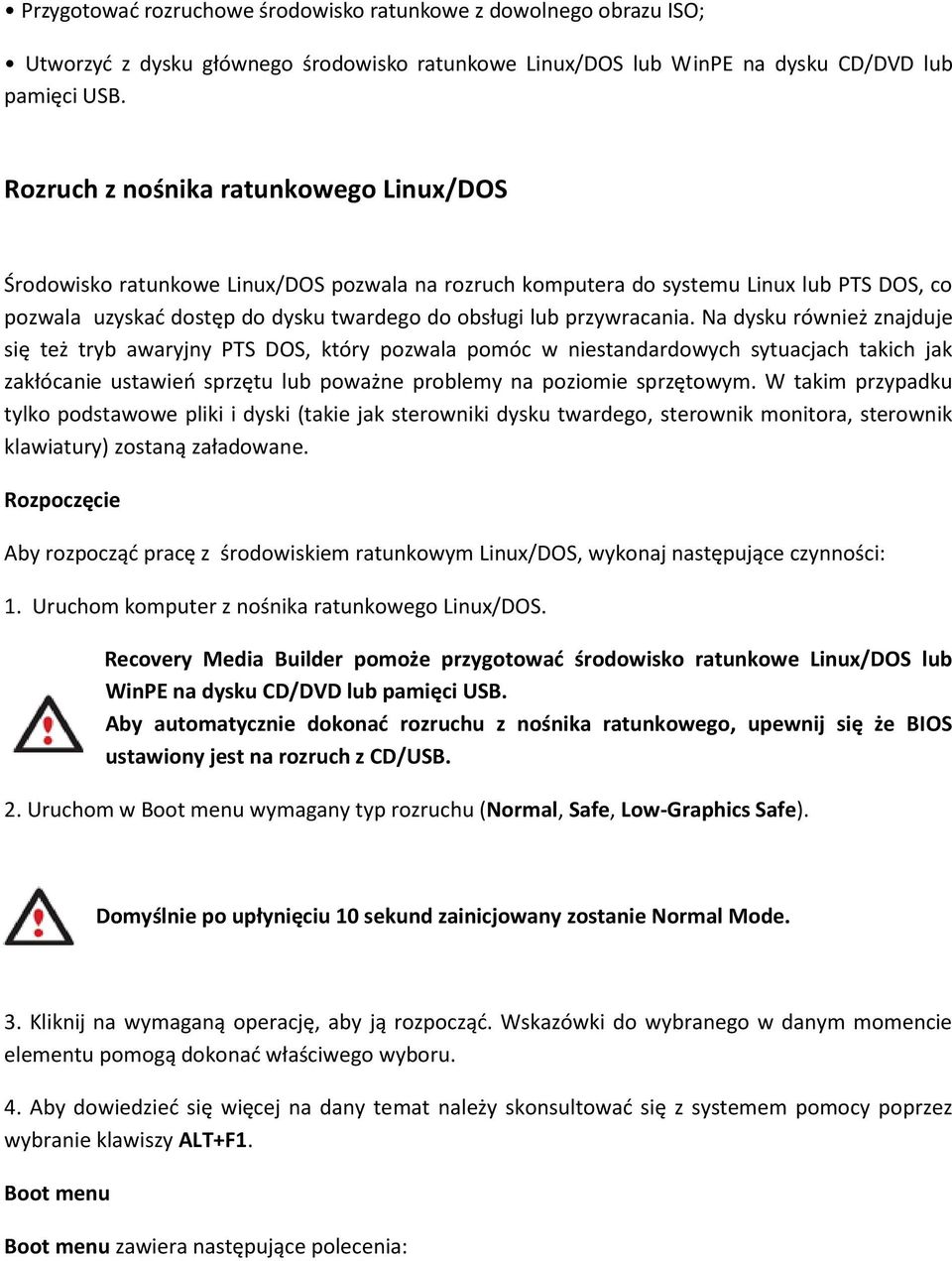 przywracania.