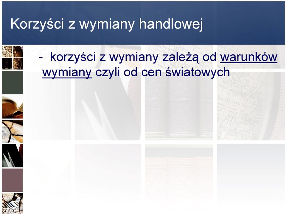 wymiany zależą od