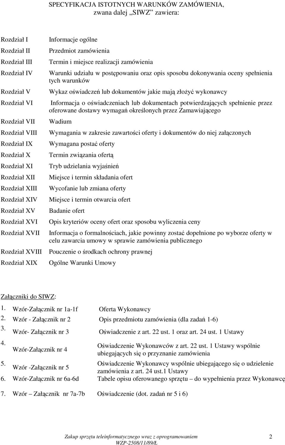 udziału w postępowaniu oraz opis sposobu dokonywania oceny spełnienia tych warunków Wykaz oświadczeń lub dokumentów jakie mają złoŝyć wykonawcy Informacja o oświadczeniach lub dokumentach