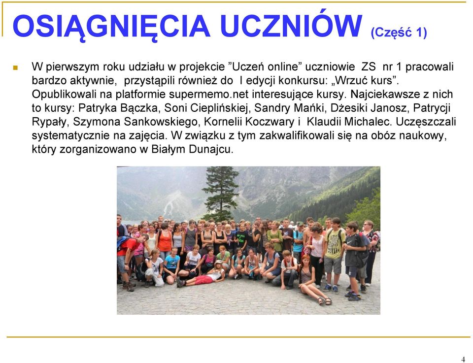 Najciekawsze z nich to kursy: Patryka Bączka, Soni Cieplińskiej, Sandry Mańki, Dżesiki Janosz, Patrycji Rypały, Szymona Sankowskiego,
