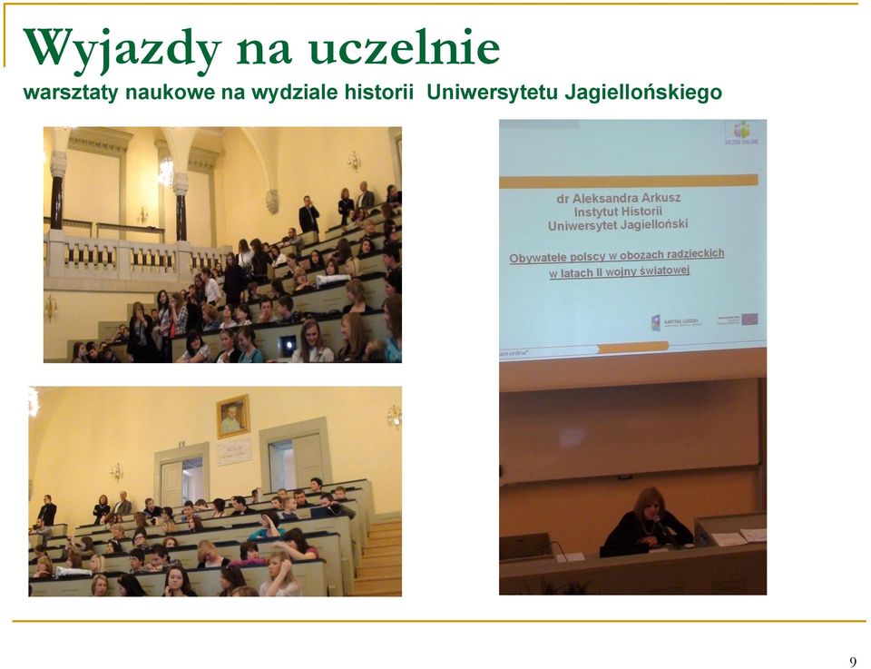 wydziale historii