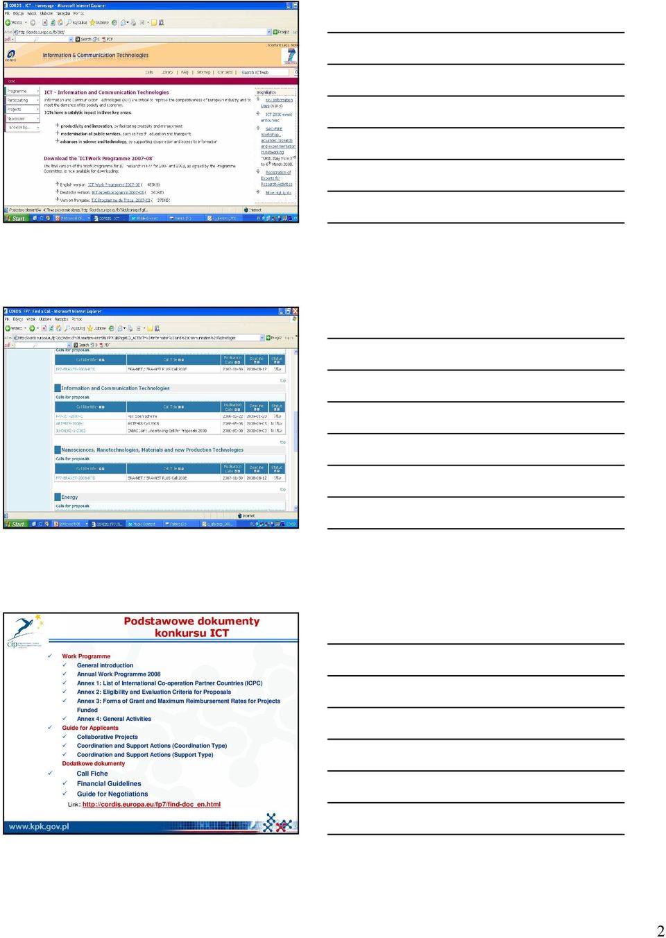 Funded Annex 4: General Activities Guide for Applicants Collaborative Projects Coordination and Support Actions (Coordination Type) Coordination and