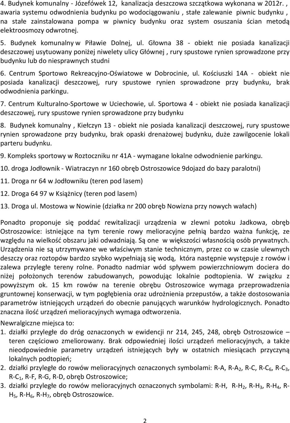 Budynek komunalny w Piławie Dolnej, ul.
