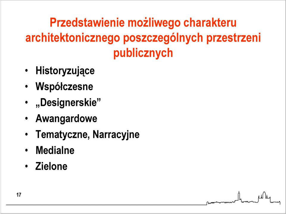 publicznych Historyzujące Współczesne