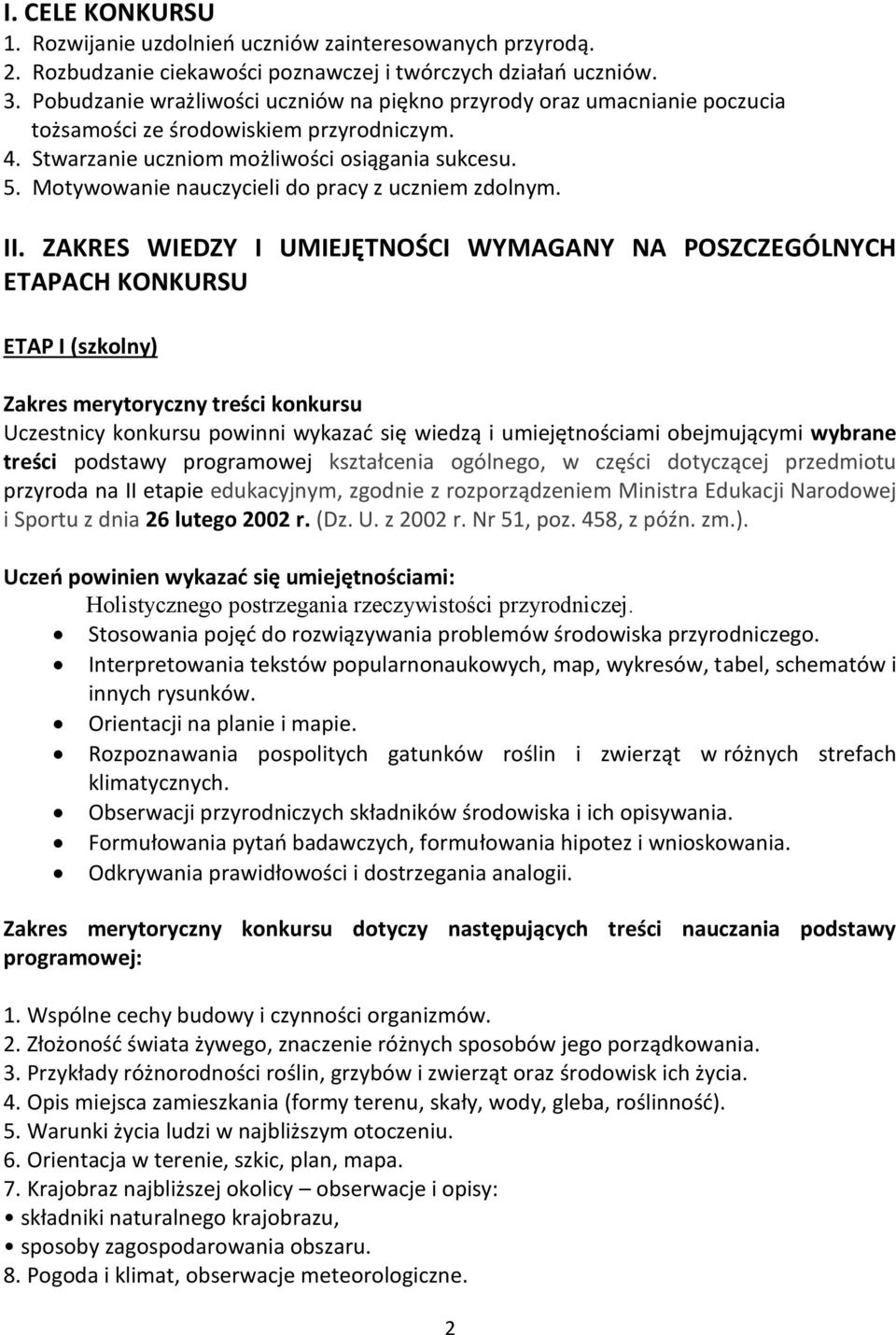 Motywowanie nauczycieli do pracy z uczniem zdolnym. II.