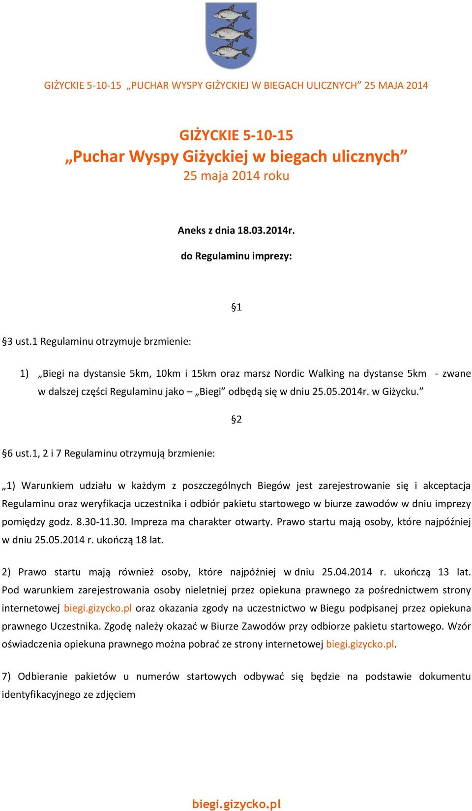 w Giżycku. 2 6 ust.