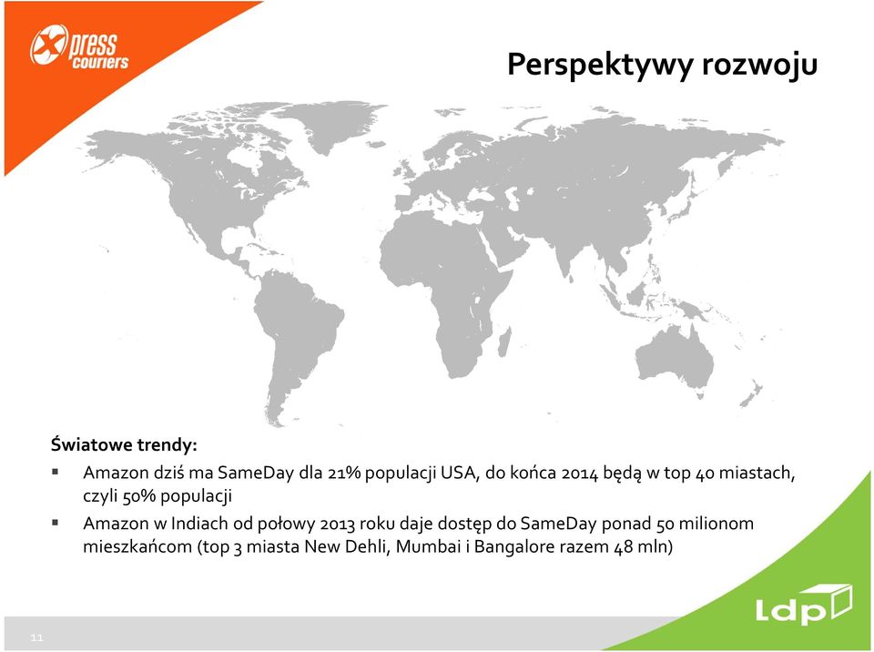 Amazon w Indiach od połowy 2013 roku daje dostęp do SameDay ponad 50