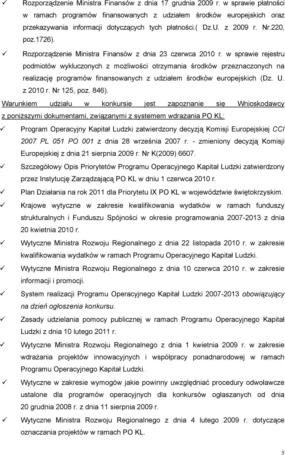 Rozporządzenie Ministra Finansów z dnia 23 czerwca 2010 r.