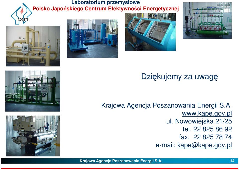 S.A. www.kape.gov.pl ul. Nowowiejska 21/25 tel. 22 825 86 92 fax.