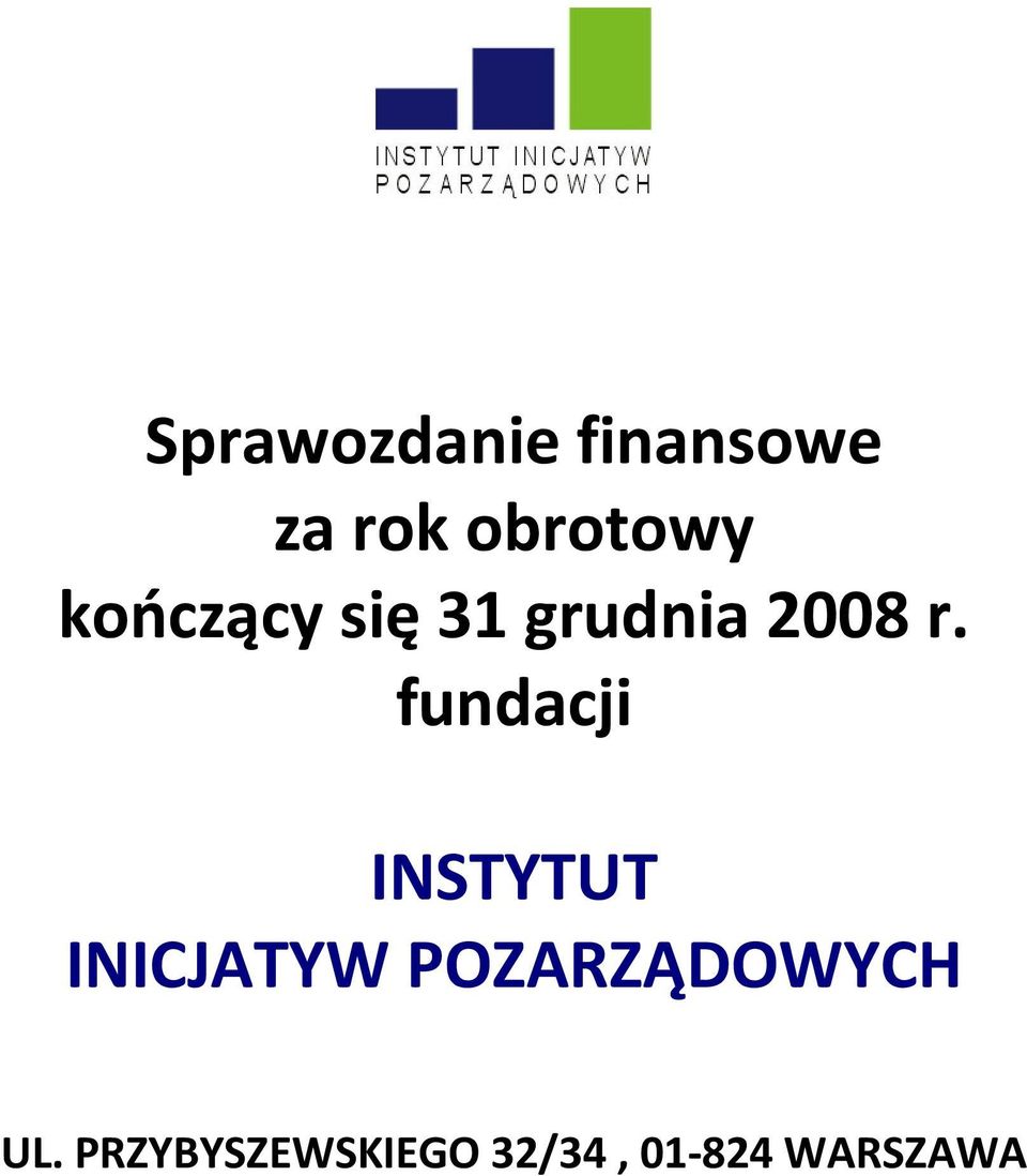 fundacji INSTYTUT INICJATYW