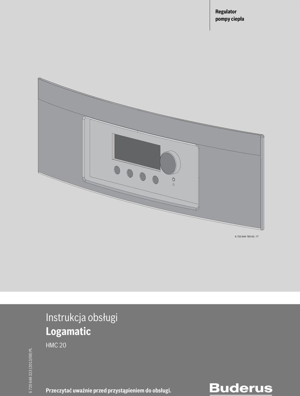 Instrukcja obsługi Logamatic HMC 20