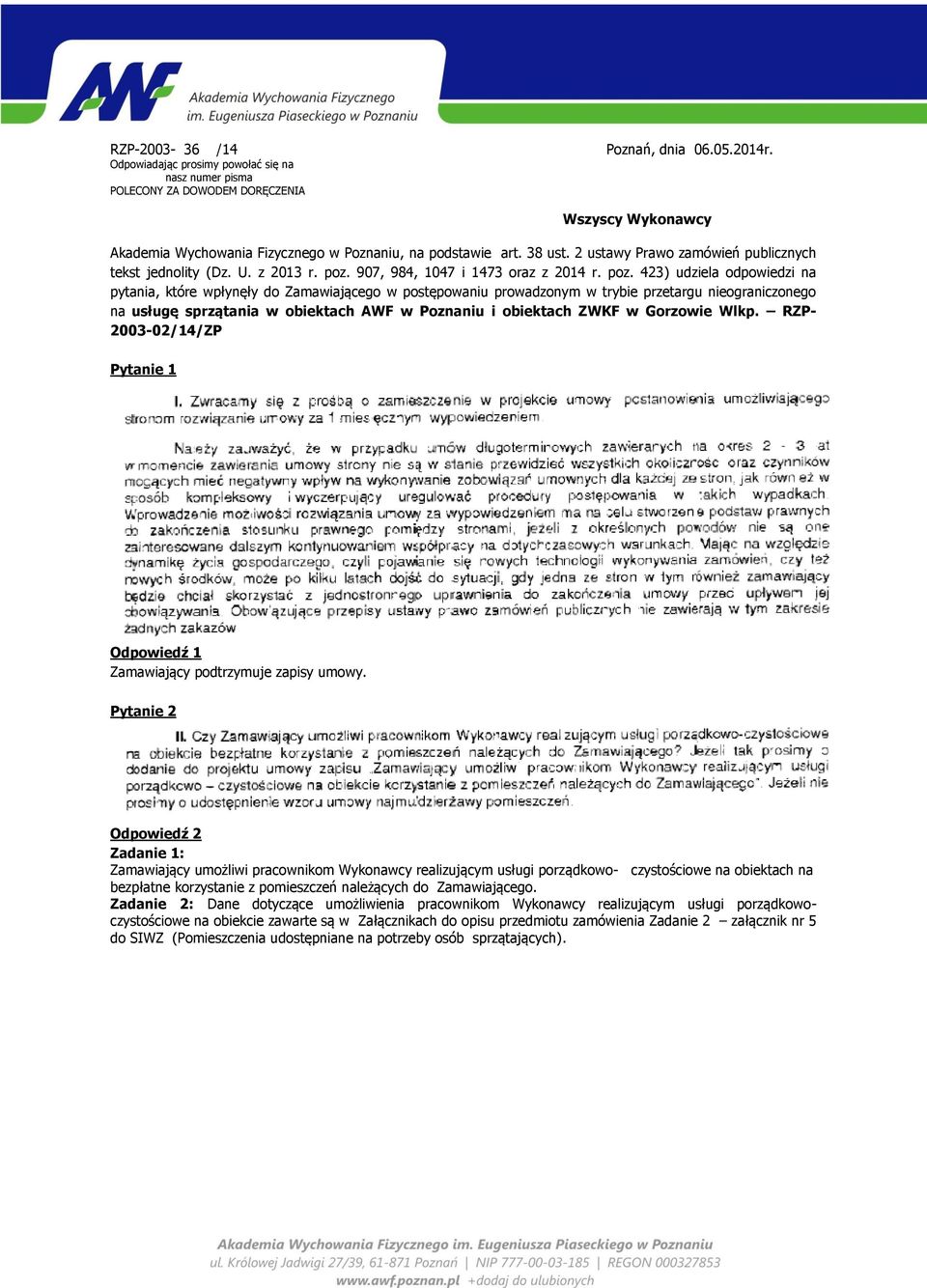 2 ustawy Prawo zamówień publicznych tekst jednolity (Dz. U. z 2013 r. poz.