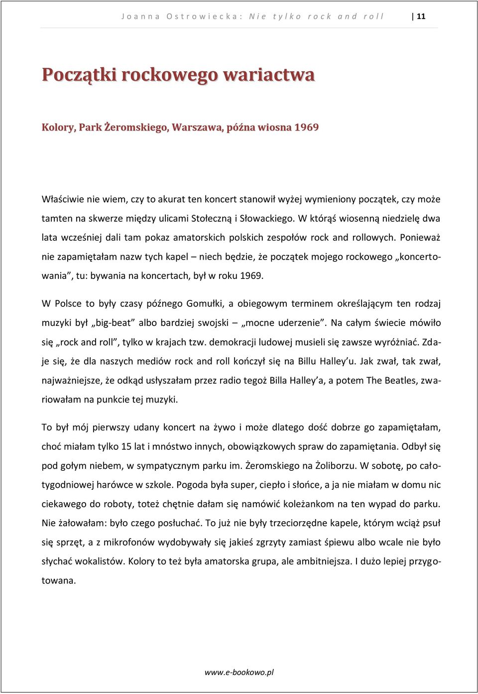 Żeromskiego, Warszawa, pó na wiosna 1969 W W lata P o- W P