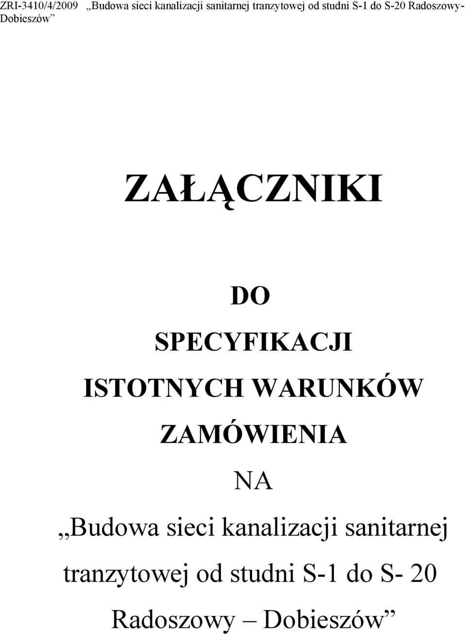 Budowa sieci kanalizacji