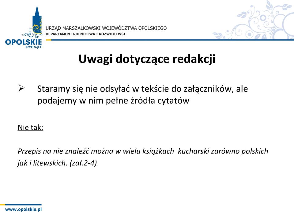 cytatów Nie tak: Przepis na nie znaleźć można w wielu