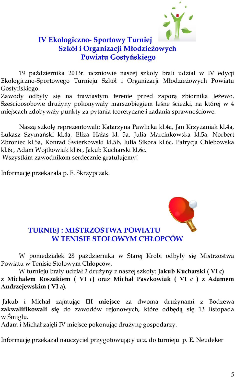 Zawody odbyły się na trawiastym terenie przed zaporą zbiornika Jeżewo.