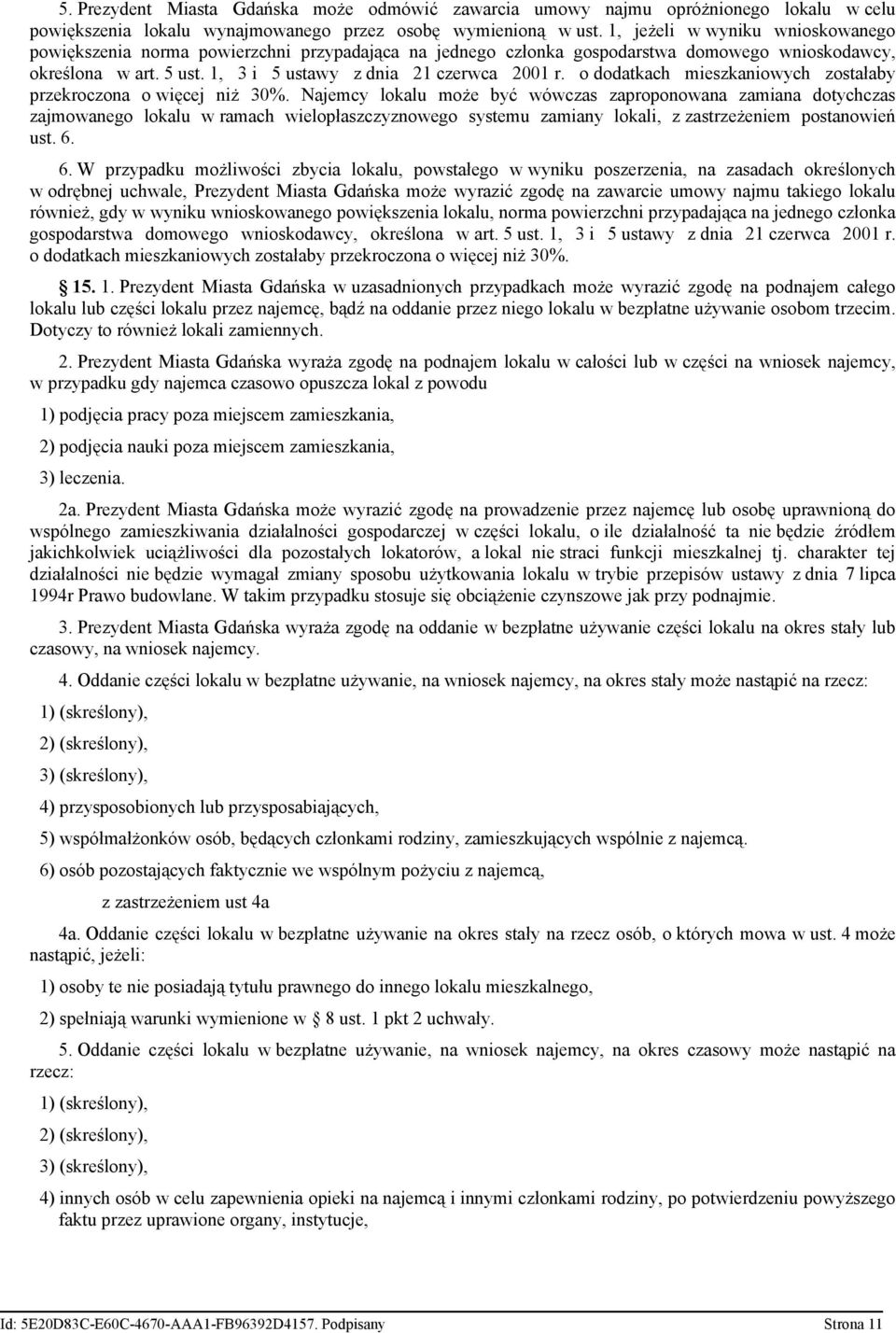 o dodatkach mieszkaniowych zostałaby przekroczona o więcej niż 30%.