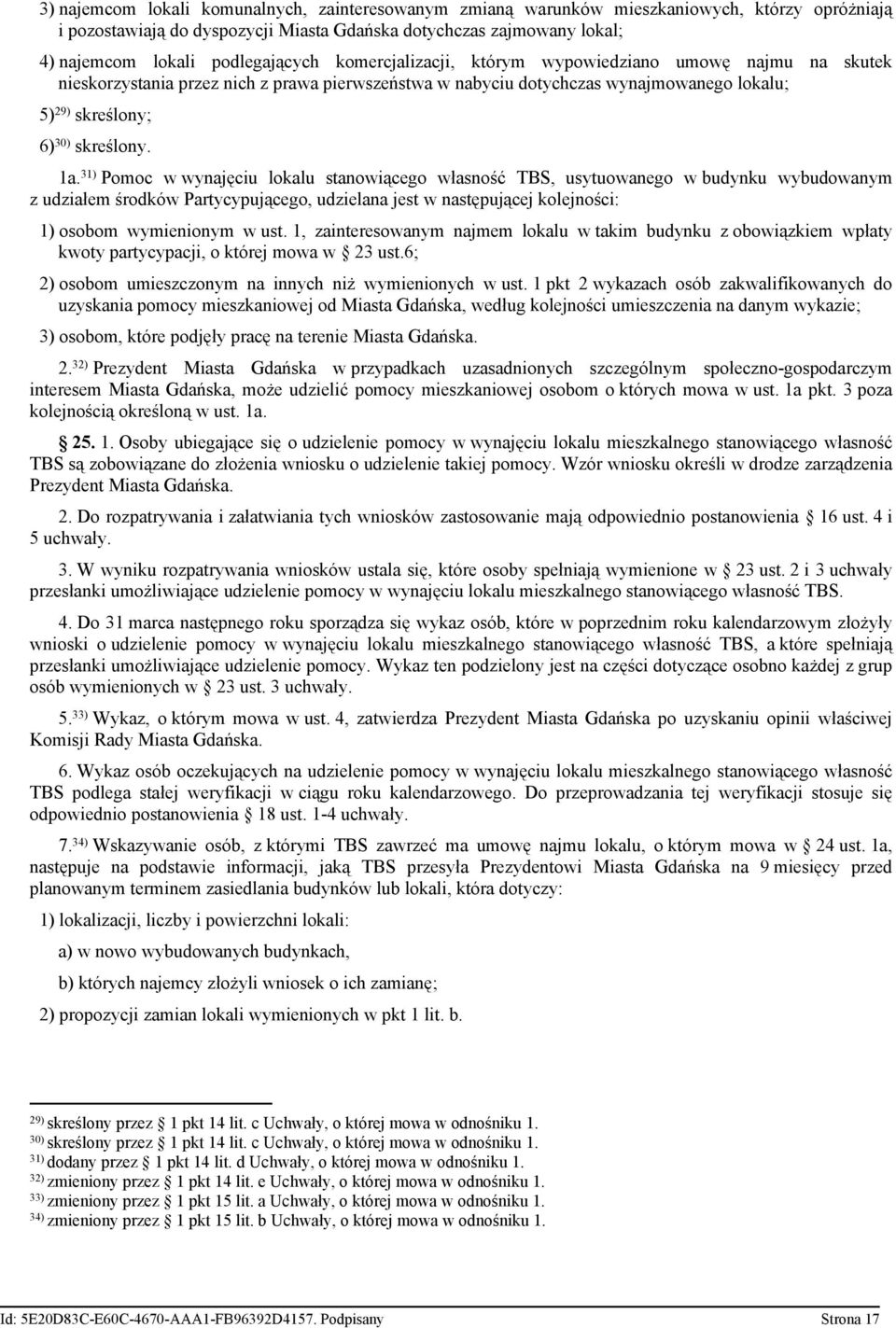 skreślony. 1a.