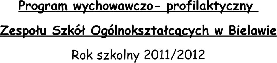 Skół Ogólnokstałcących