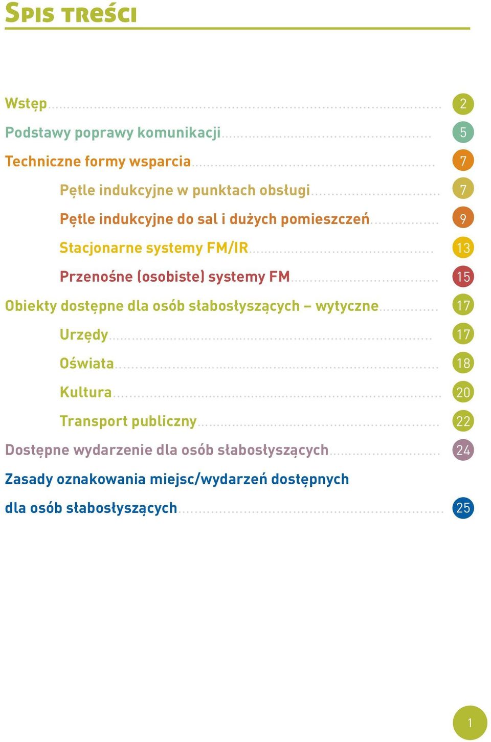 ... 15 15 Obiekty dostępne dla osób słabosłyszących wytyczne... 17 17 Urzędy..... 17 17 Oświata....... 18 18 Kultura.